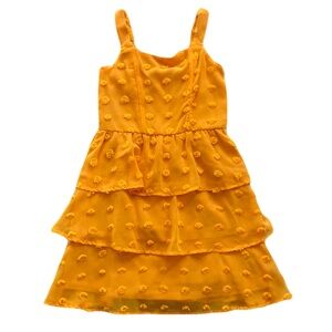 FRANKI FRANCESCA’S Yellow Frilly Dress